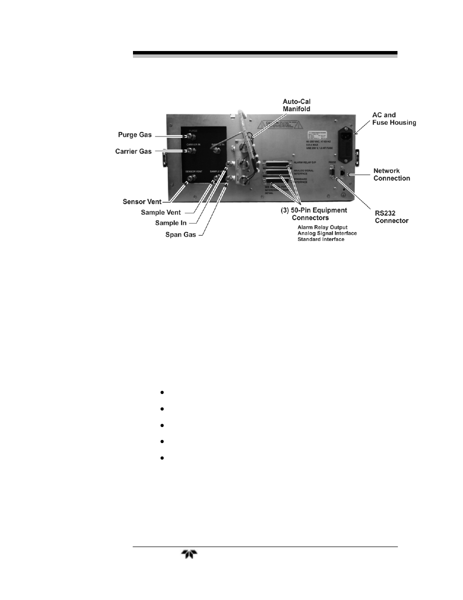 Teledyne GC-Pro/TCD - Gas Chromatograph User Manual | Page 19 / 115