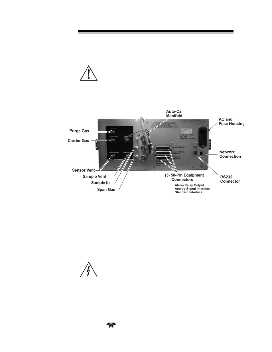 Teledyne GC-Pro/TCD - Gas Chromatograph User Manual | Page 33 / 115