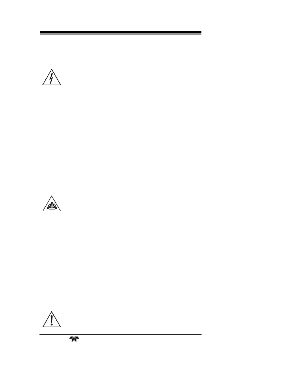 Teledyne GC-Pro/TCD - Gas Chromatograph User Manual | Page 6 / 115