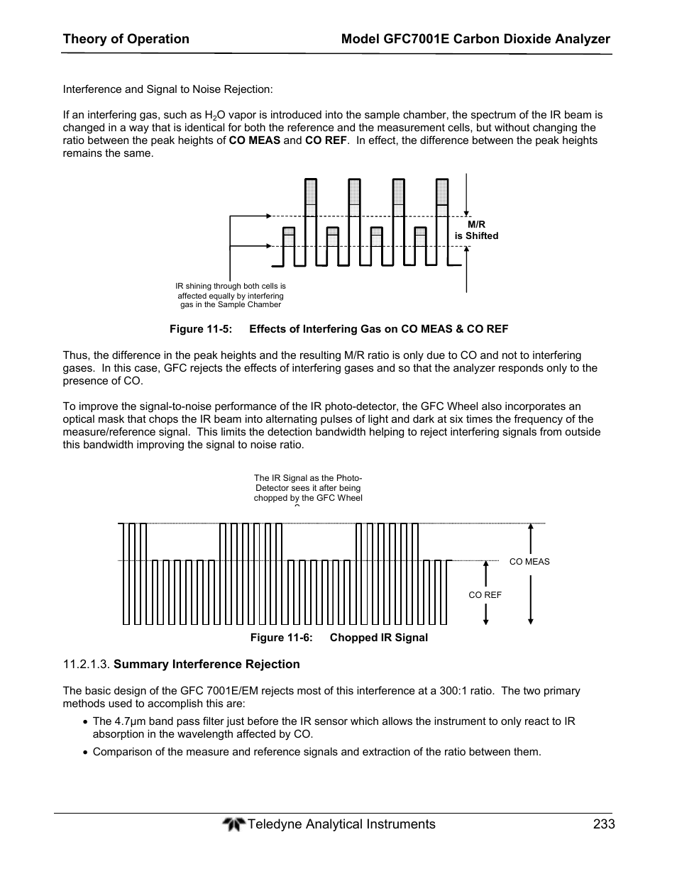 Teledyne GFC-7001E - Trace CO Analyzer User Manual | Page 233 / 321