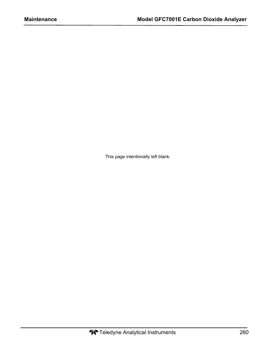 Teledyne GFC-7001E - Trace CO Analyzer User Manual | Page 260 / 321