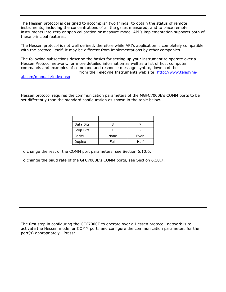 Teledyne GFC-7000E - Trace CO2 Analyzer User Manual | Page 135 / 265