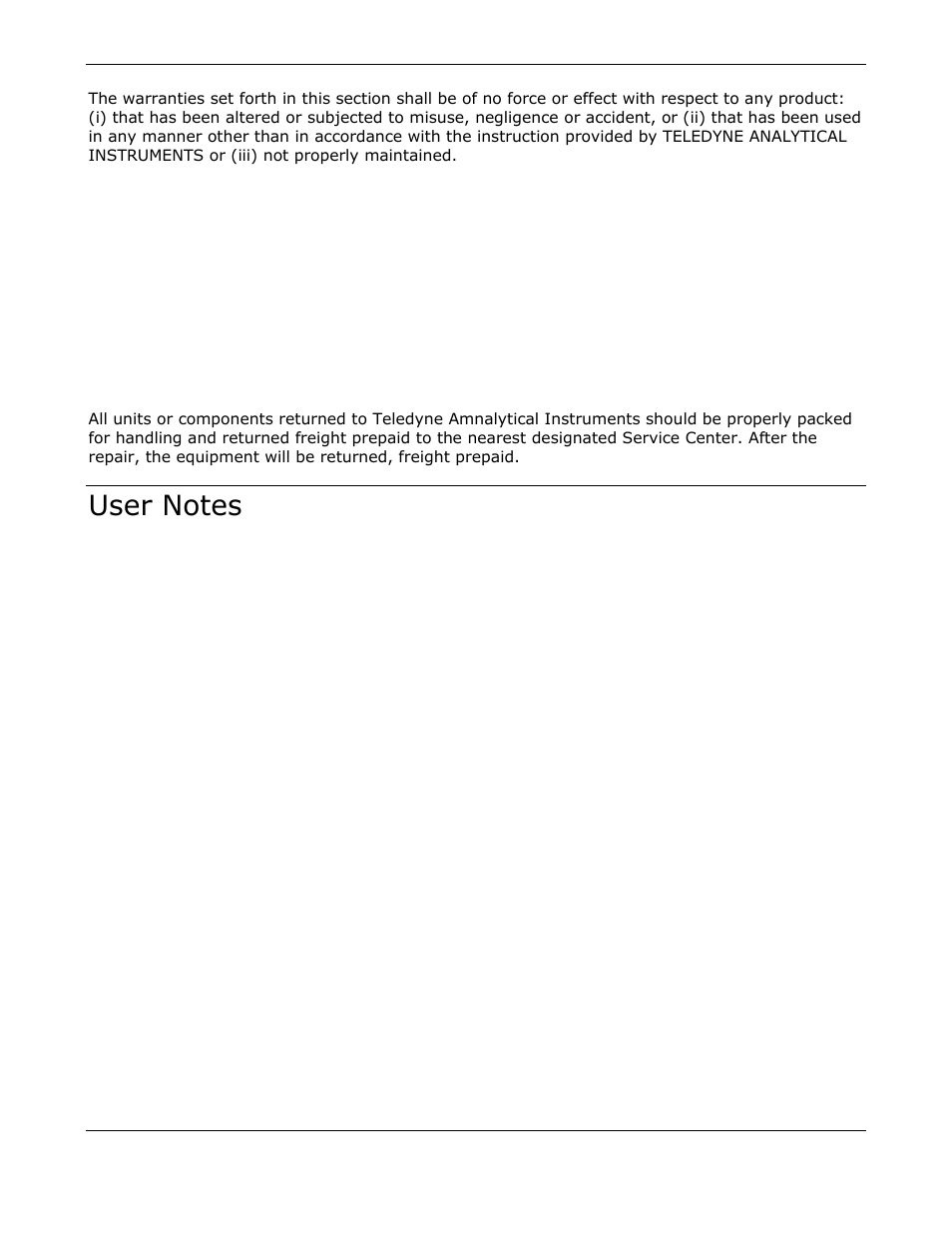 Teledyne GFC-7000E - Trace CO2 Analyzer User Manual | Page 18 / 265