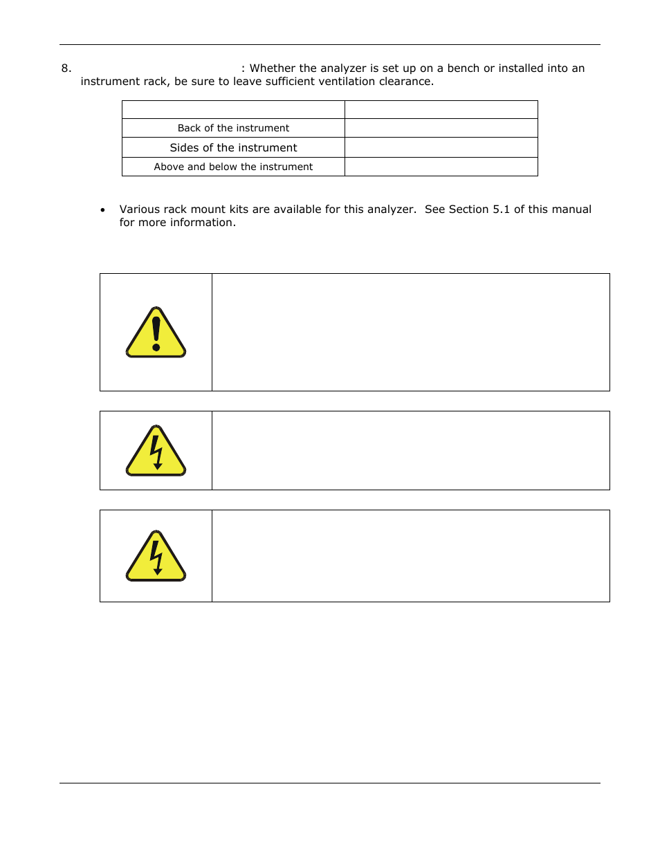 Electrical connections | Teledyne GFC-7000E - Trace CO2 Analyzer User Manual | Page 22 / 265