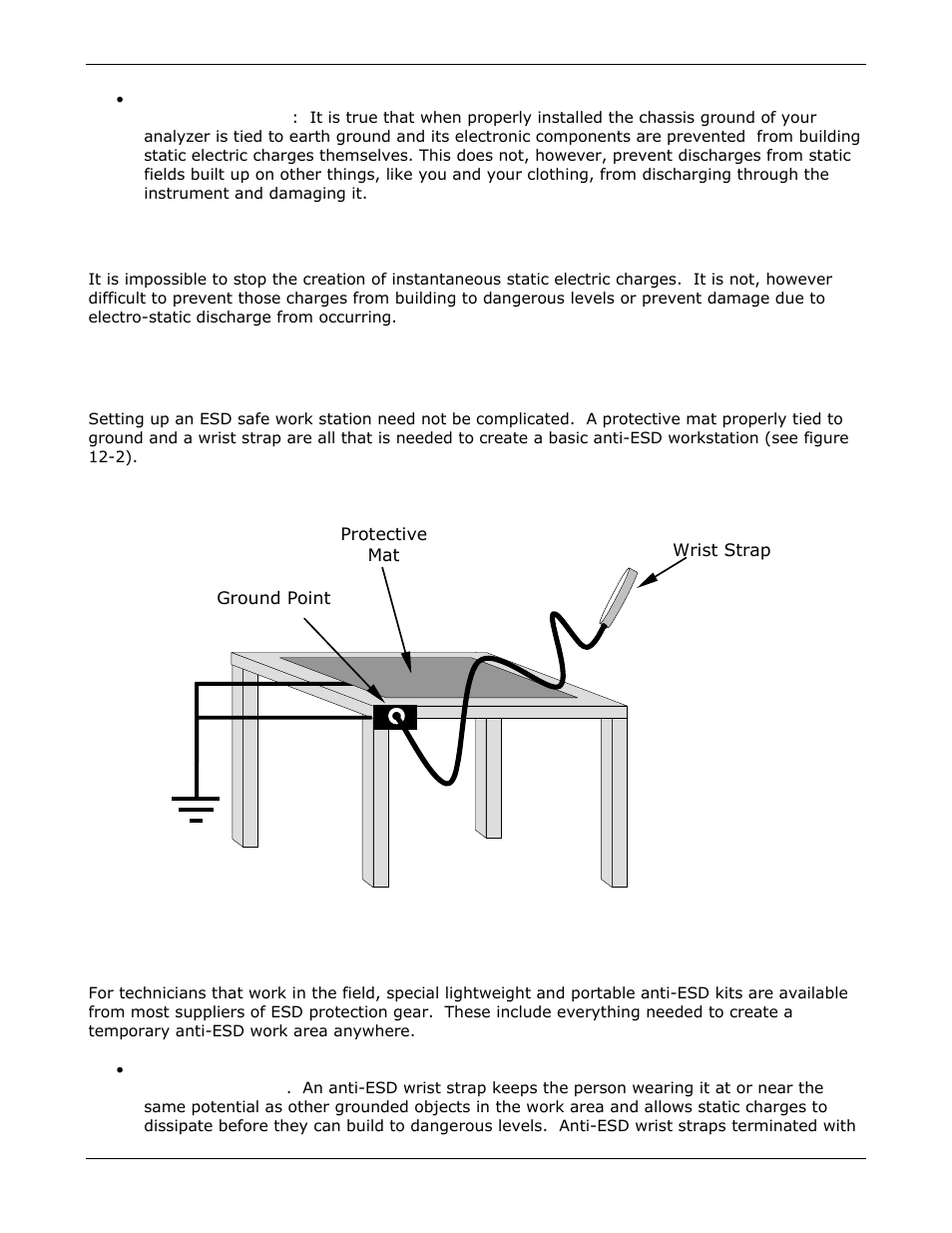 Basic principles of static control, General rules | Teledyne GFC-7000E - Trace CO2 Analyzer User Manual | Page 227 / 265