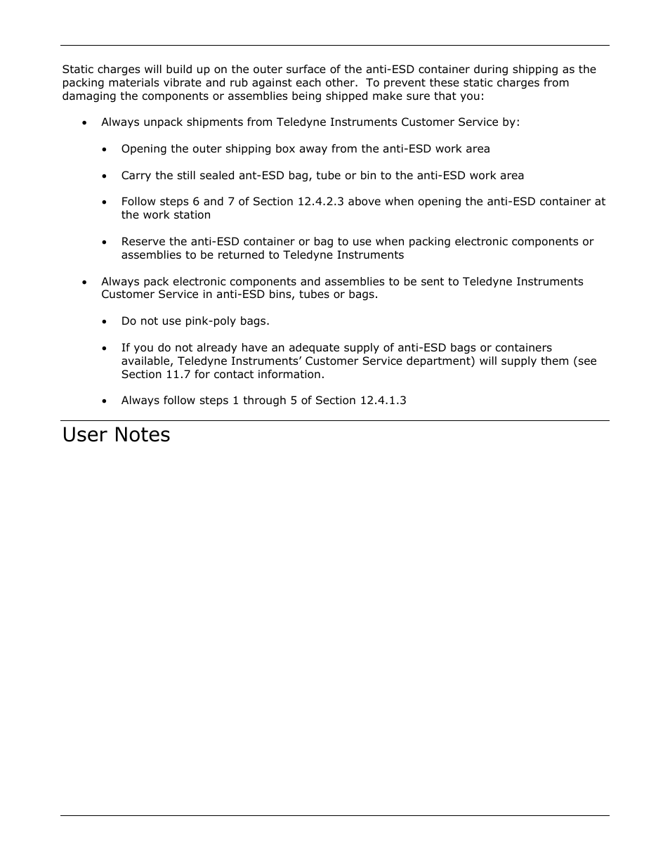 Teledyne GFC-7000E - Trace CO2 Analyzer User Manual | Page 231 / 265