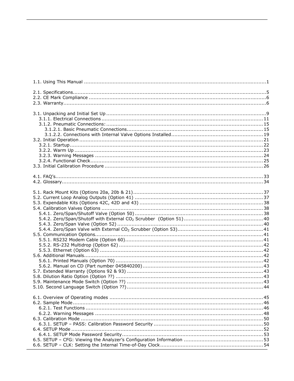 Teledyne GFC-7000E - Trace CO2 Analyzer User Manual | Page 3 / 265