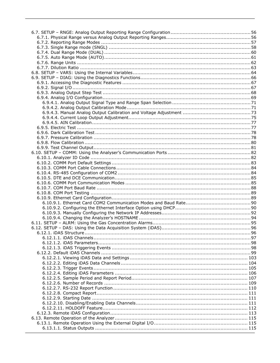 Teledyne GFC-7000E - Trace CO2 Analyzer User Manual | Page 4 / 265