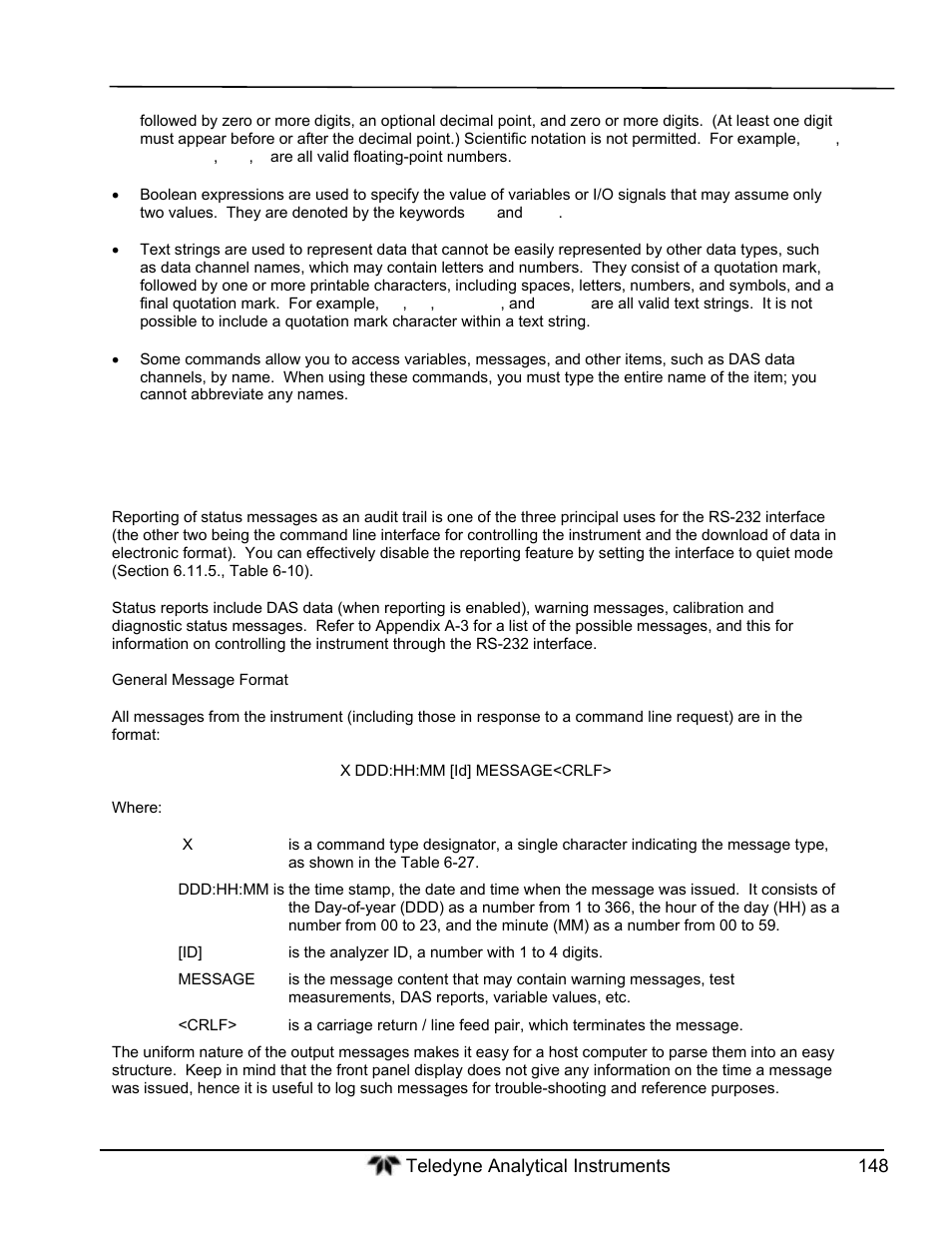 Teledyne GFC-7000T - Trace CO2 Analyzer - manual User Manual | Page 166 / 280