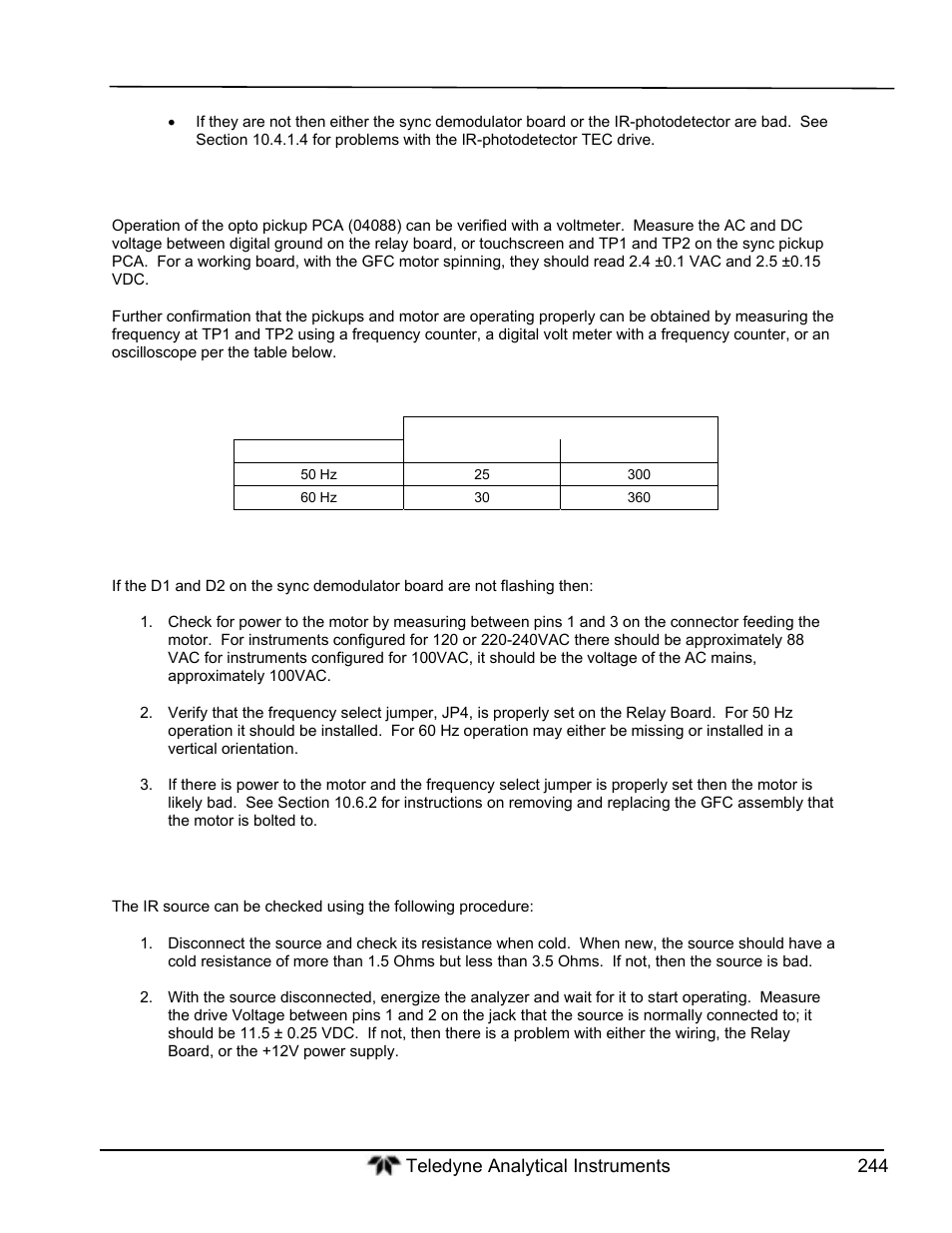 Teledyne GFC-7000T - Trace CO2 Analyzer - manual User Manual | Page 262 / 280