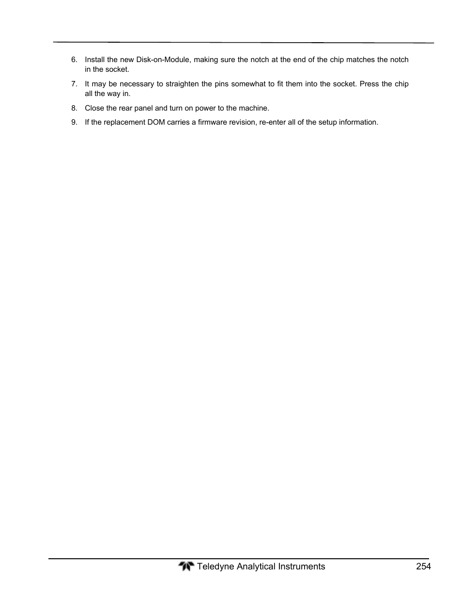 Teledyne GFC-7000T - Trace CO2 Analyzer - manual User Manual | Page 272 / 280