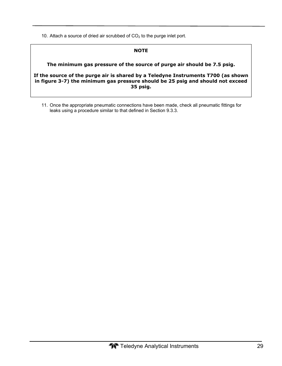 Teledyne GFC-7000T - Trace CO2 Analyzer - manual User Manual | Page 47 / 280