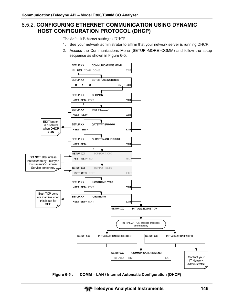 Teledyne GFC-7001T - Trace CO Analyzer User Manual | Page 146 / 326