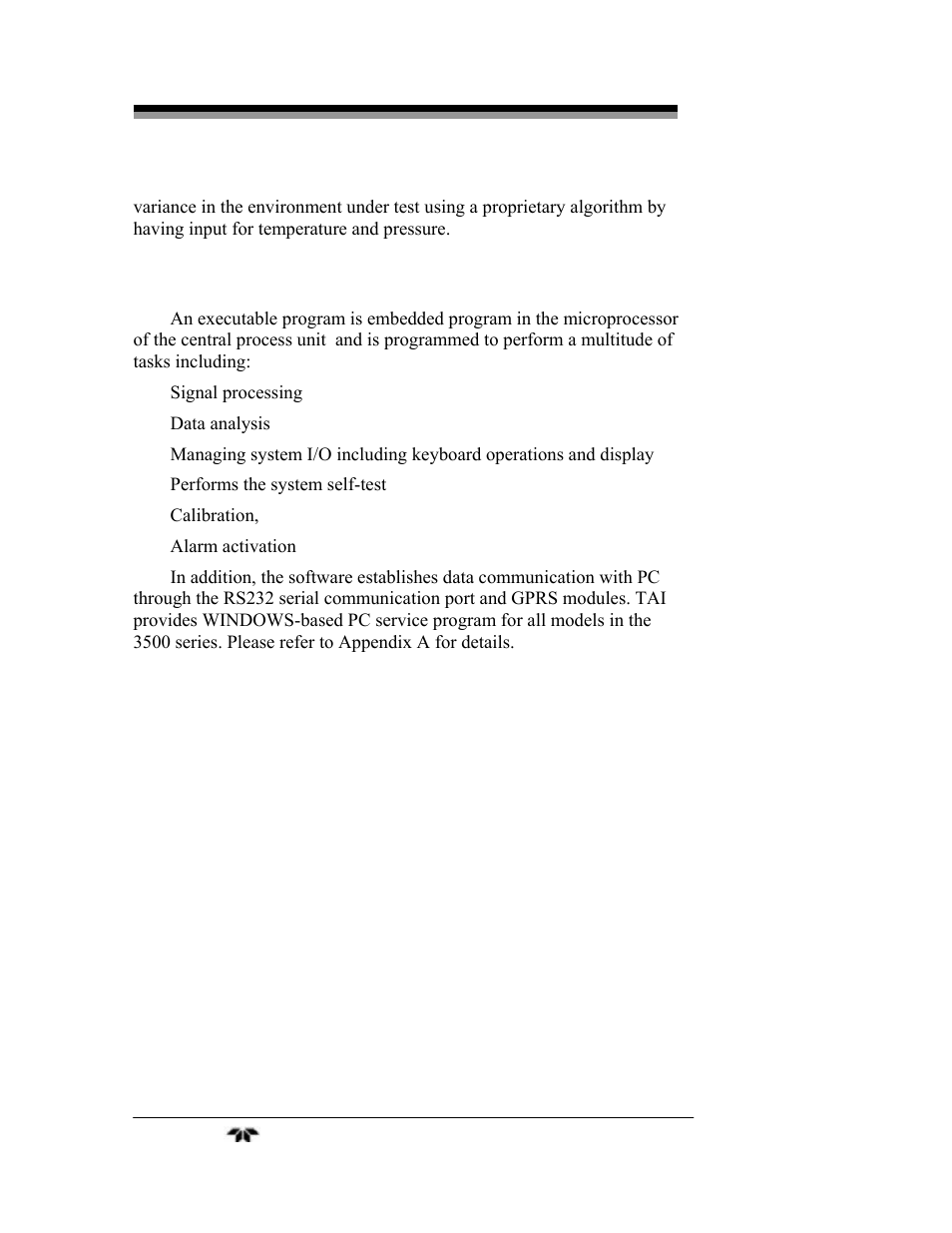3 software | Teledyne LGA-3500 - Laser Gas Analysis system User Manual | Page 24 / 95