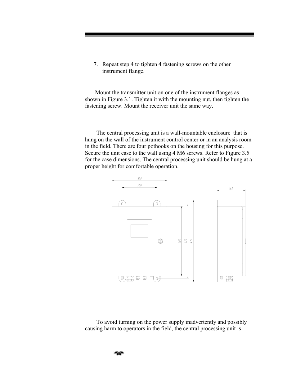Teledyne LGA-3500 - Laser Gas Analysis system User Manual | Page 31 / 95