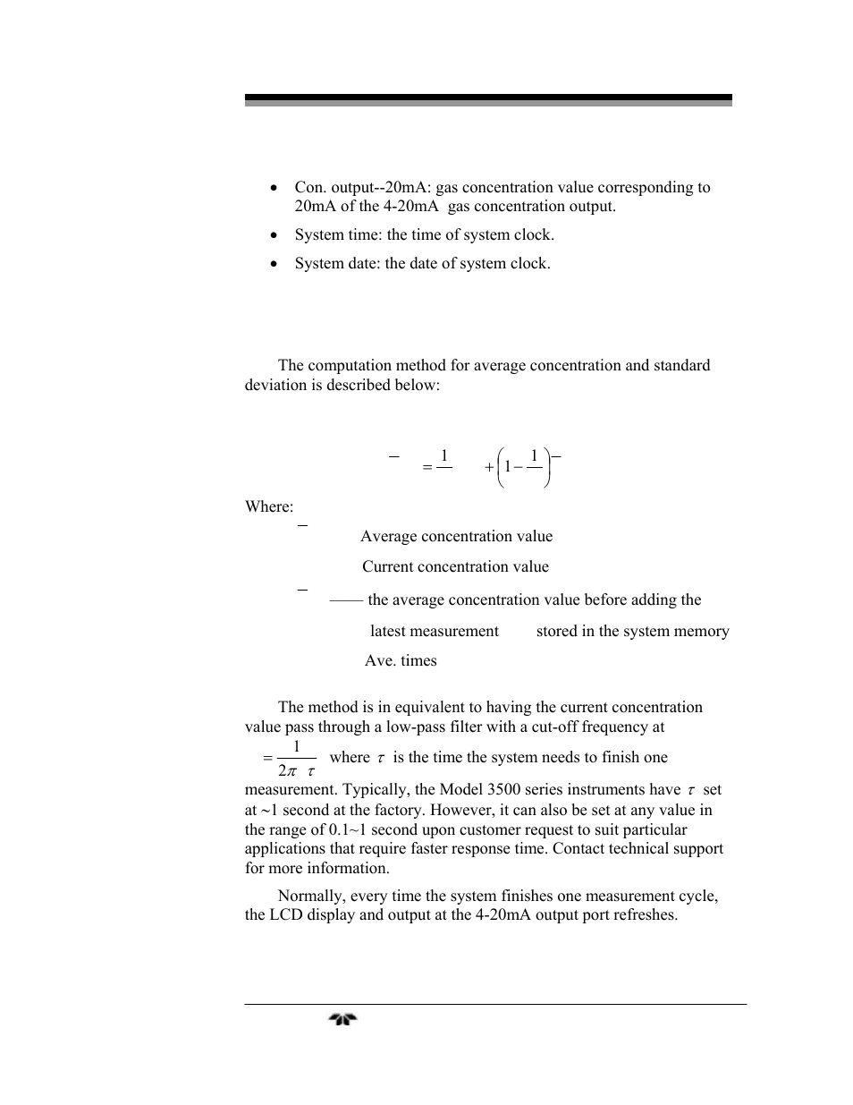 Teledyne LGA-3500 - Laser Gas Analysis system User Manual | Page 45 / 95