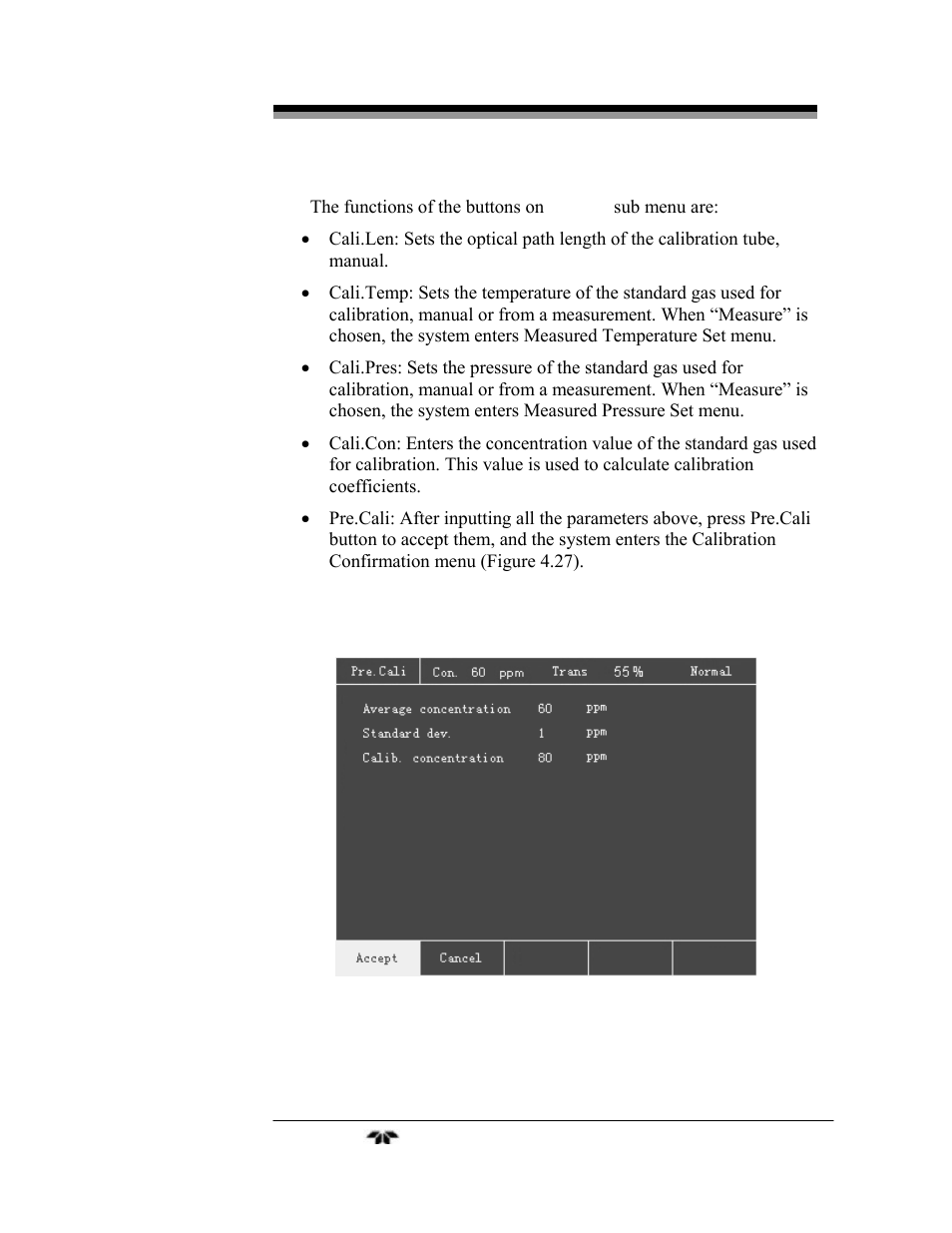 Teledyne LGA-3500 - Laser Gas Analysis system User Manual | Page 63 / 95