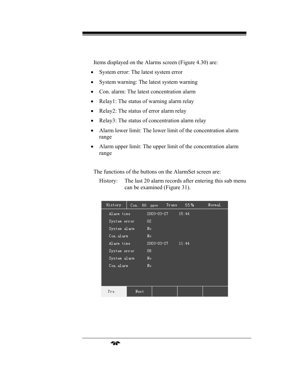 Teledyne LGA-3500 - Laser Gas Analysis system User Manual | Page 67 / 95