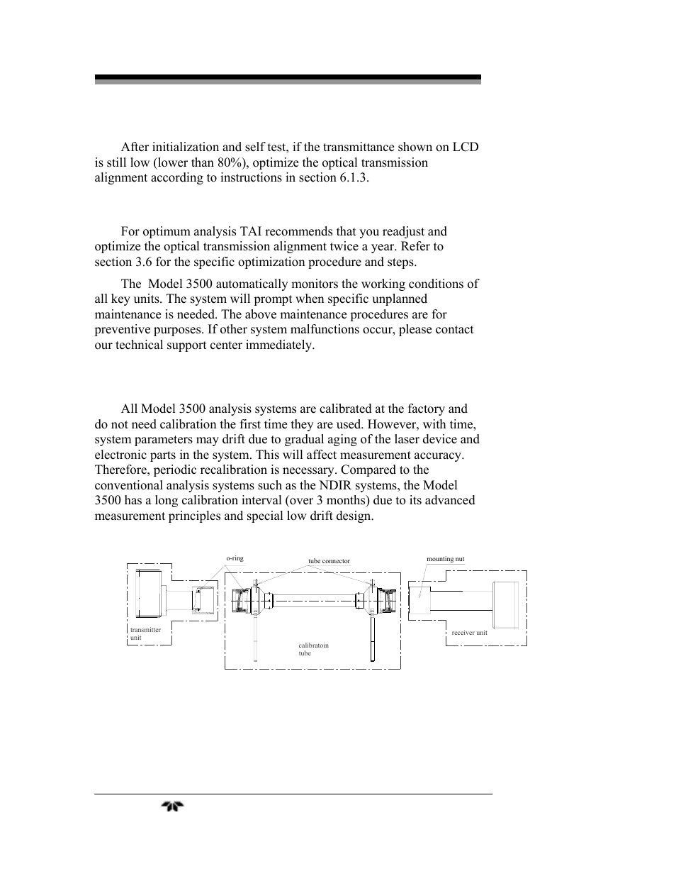 Calibration | Teledyne LGA-3500 - Laser Gas Analysis system User Manual | Page 84 / 95