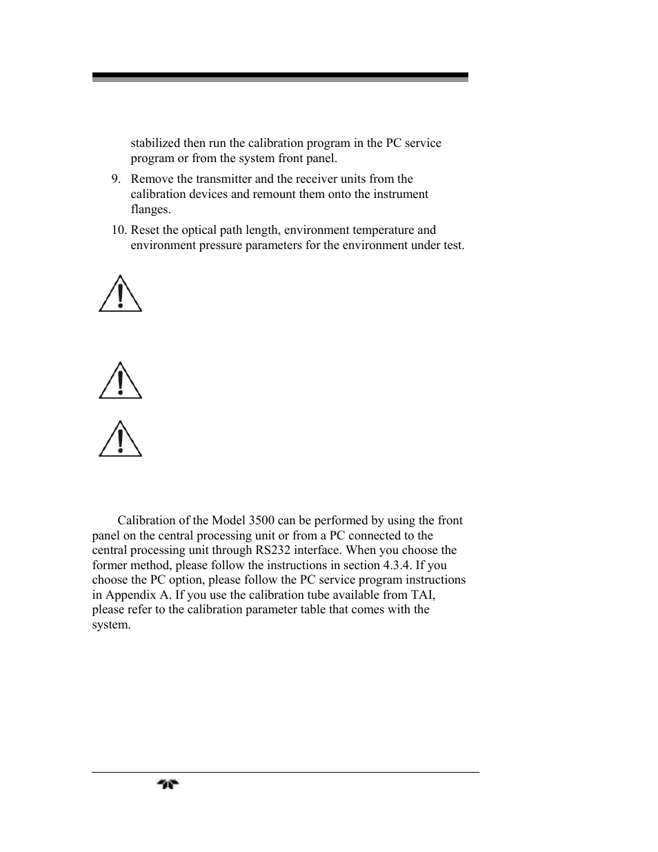 Teledyne LGA-3500 - Laser Gas Analysis system User Manual | Page 88 / 95