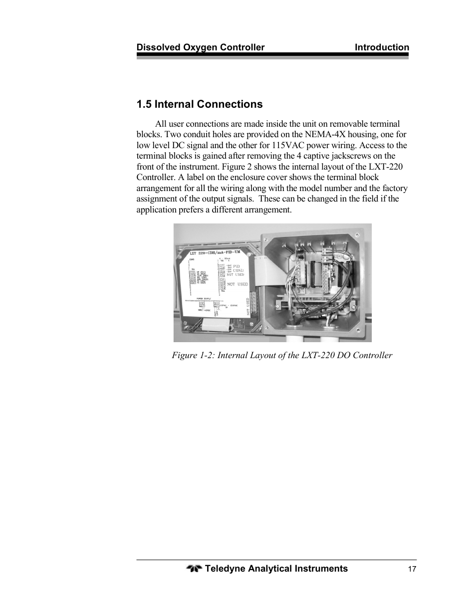 Teledyne LXT-220 User Manual | Page 17 / 61