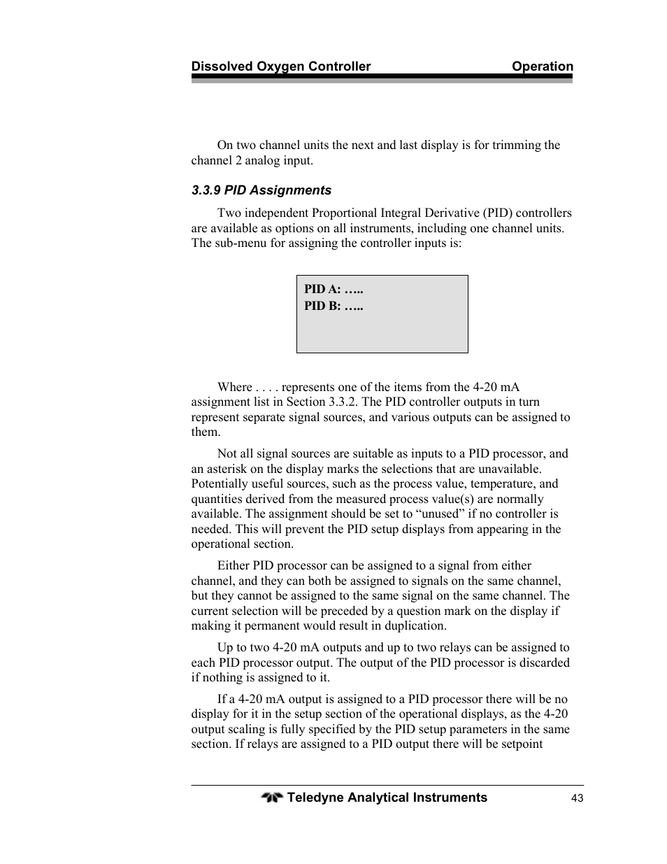 Teledyne LXT-220 User Manual | Page 43 / 61