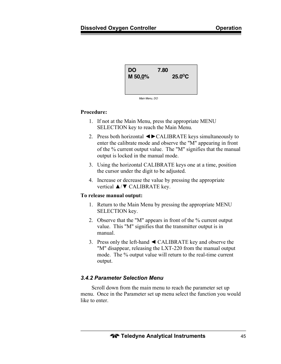 Teledyne LXT-220 User Manual | Page 45 / 61