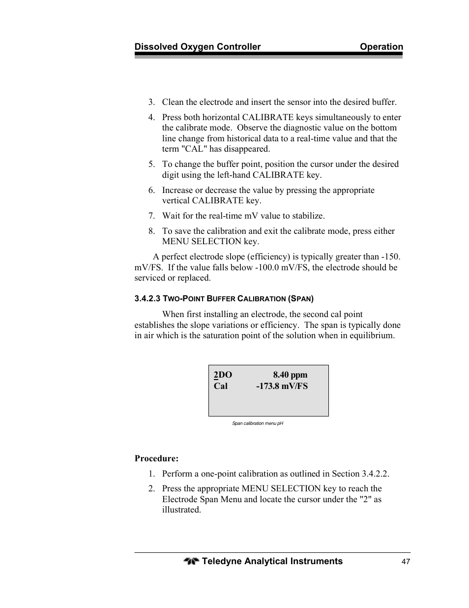 Teledyne LXT-220 User Manual | Page 47 / 61