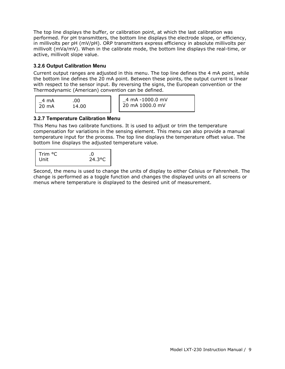 Teledyne LXT-230 User Manual | Page 9 / 22