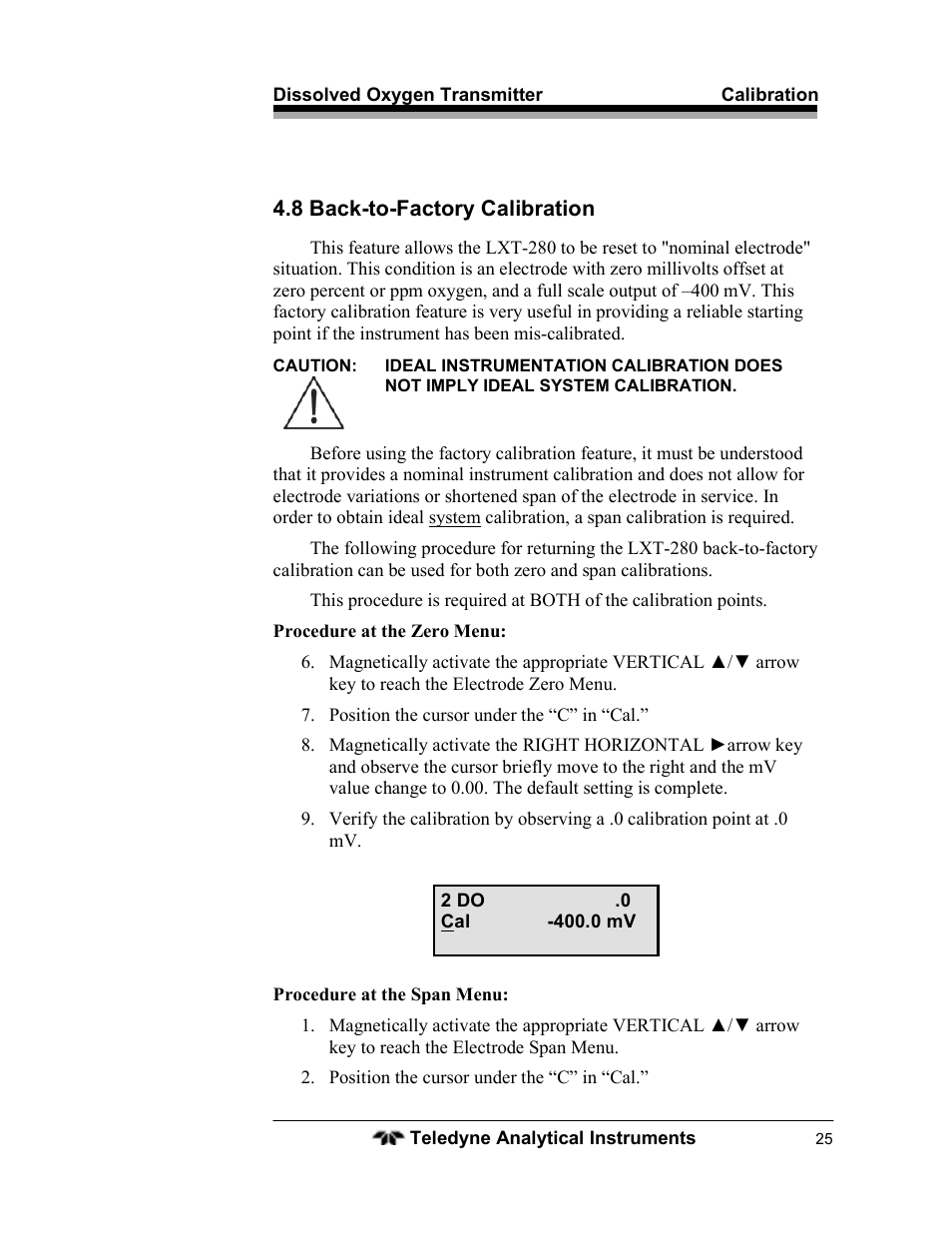 Teledyne LXT-280 User Manual | Page 35 / 57