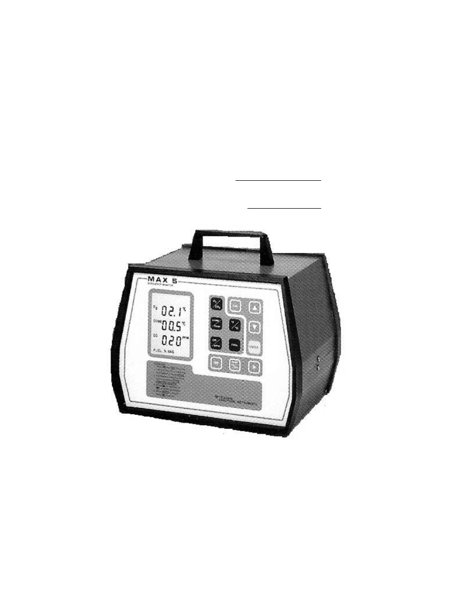 Teledyne Max-5 - Combustion efficiency analyzer User Manual | Page 2 / 36