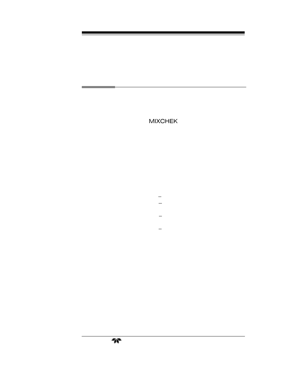 Appendix | Teledyne Mixchek - Helium / Oxygen mixture analyzer User Manual | Page 29 / 38