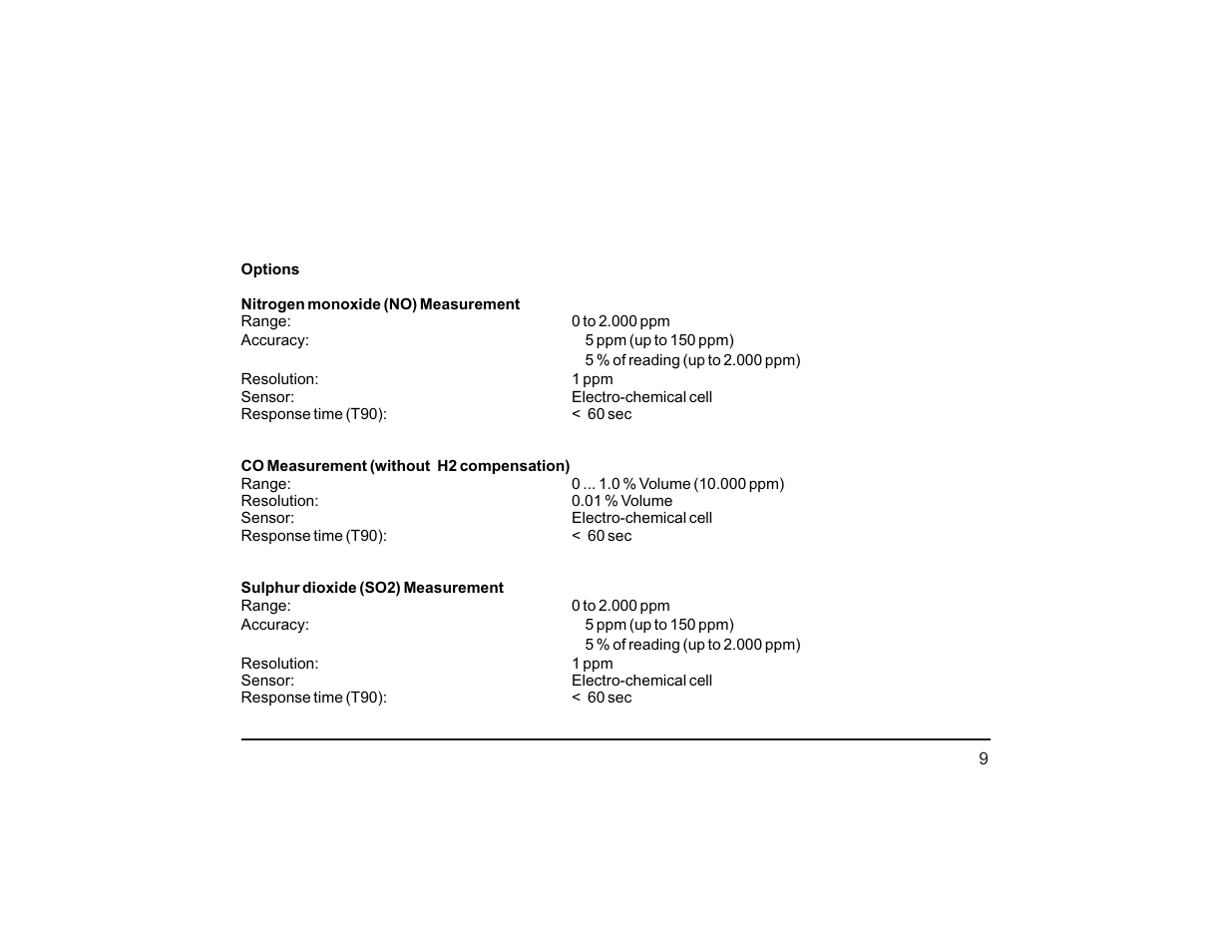 Teledyne PEM-9002 - Digital flue gas analyzer User Manual | Page 14 / 49