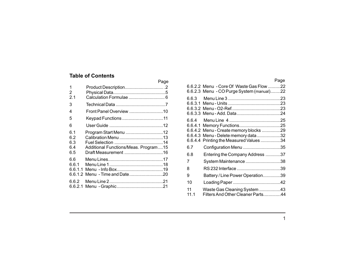 Teledyne PEM-9002 - Digital flue gas analyzer User Manual | Page 6 / 49