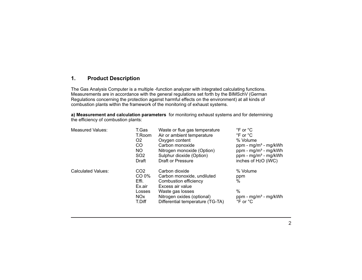 Teledyne PEM-9002 - Digital flue gas analyzer User Manual | Page 7 / 49