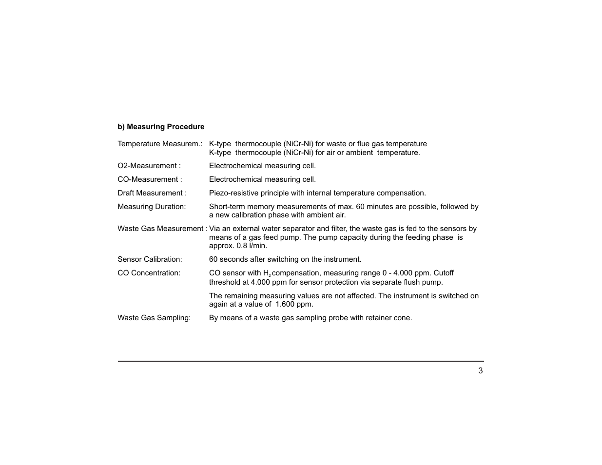 Teledyne PEM-9002 - Digital flue gas analyzer User Manual | Page 8 / 49