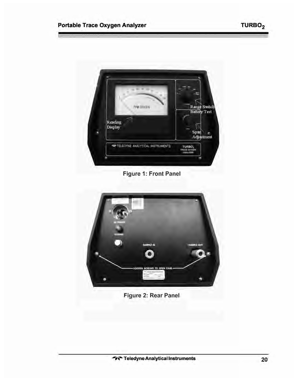 Insert from: "pgs 20-21.pdf | Teledyne TurbO2 - Portable trace oxygen analyzer User Manual | Page 24 / 25