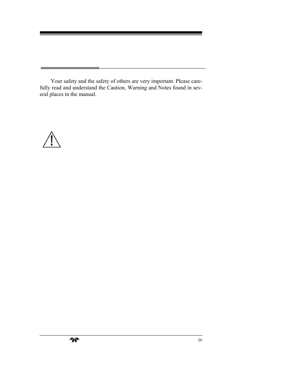 Safety messages | Teledyne AX300 - Medical application oxygen analyzer User Manual | Page 4 / 38