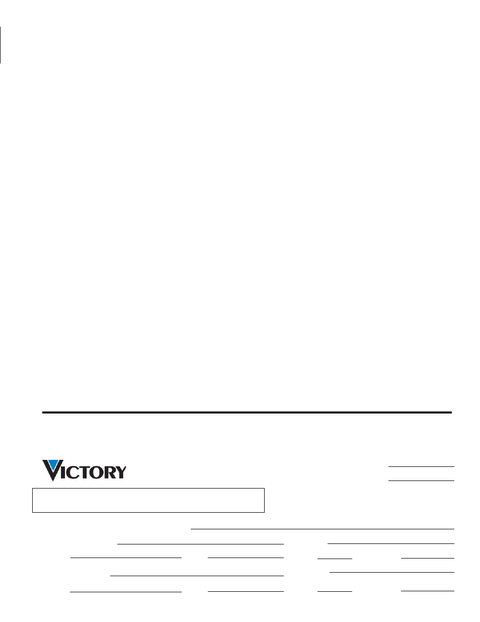 Warranty, Limited warranty | Victory FS-3N-S1 User Manual | Page 3 / 20