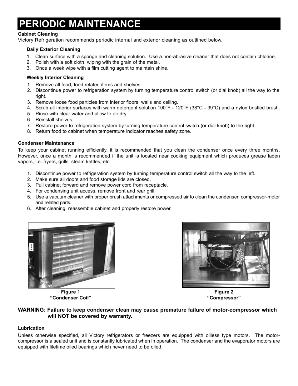 Periodic maintenance | Victory RUFS-1D-S7 User Manual | Page 7 / 13