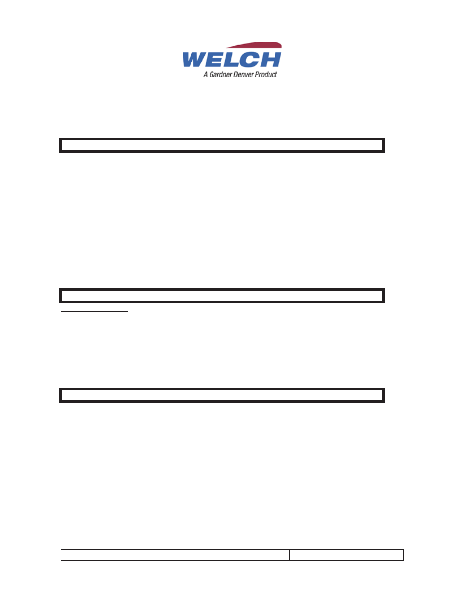 Welch Vacuum 1399 Duoseal Belt Drive User Manual | Page 21 / 28