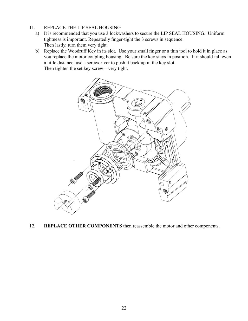 Welch Vacuum 8925 Direct Drive Rotary Vane Pump User Manual | Page 22 / 46