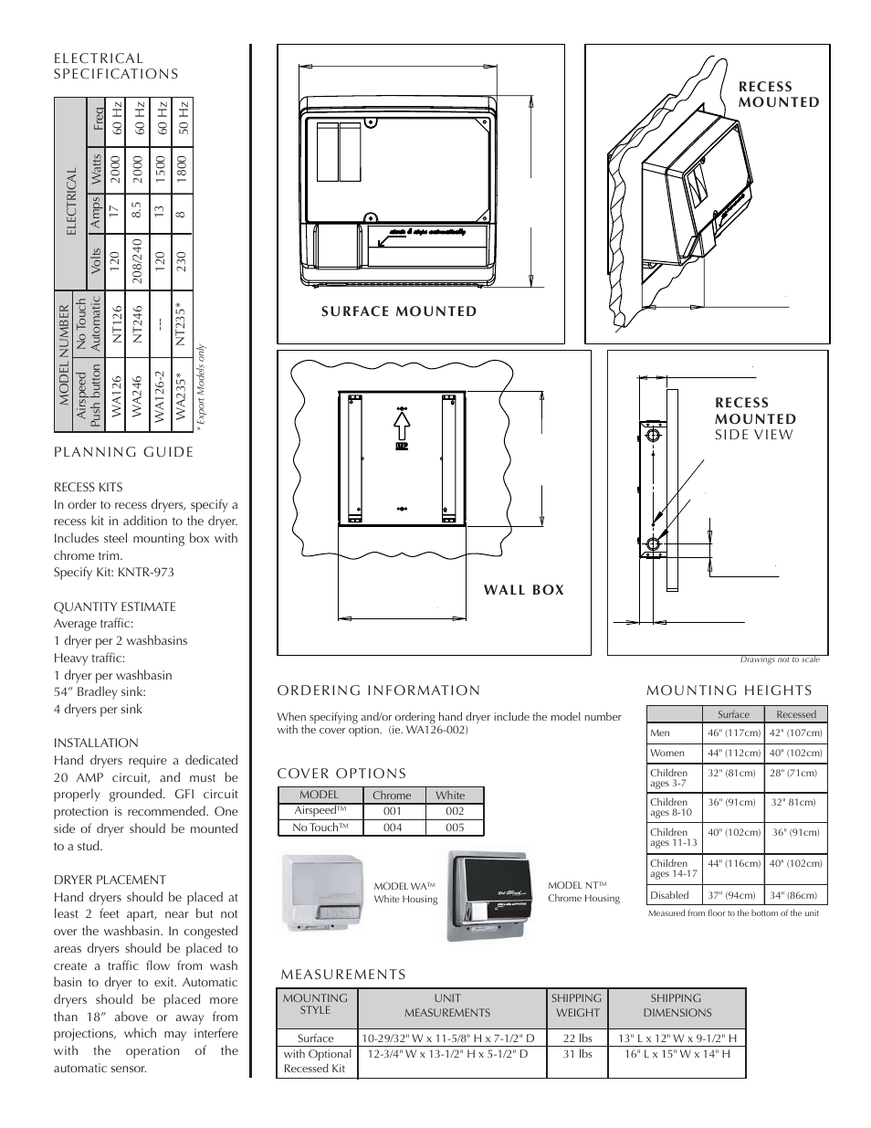 Ntwa_2 | World Dryer AirSpeed User Manual | Page 2 / 2