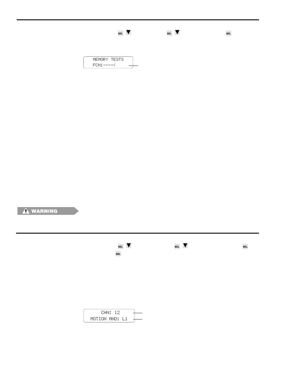 Memory tests, Motion anding, 14 programming | Electro Cam PS-6144 Series User Manual | Page 42 / 112