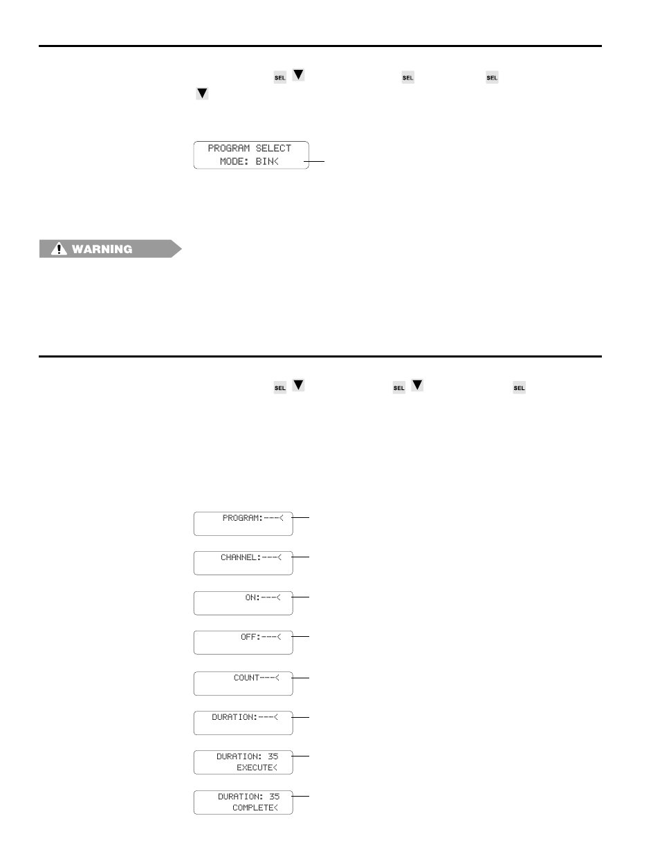 Program select mode, Pulse copy, 22 programming | Continued) | Electro Cam PS-6144 Series User Manual | Page 50 / 112