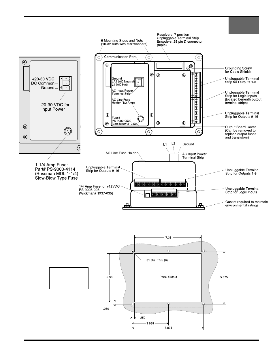 Controllers with built-in transistor i/o chips | Electro Cam 5000 Series User Manual | Page 10 / 80