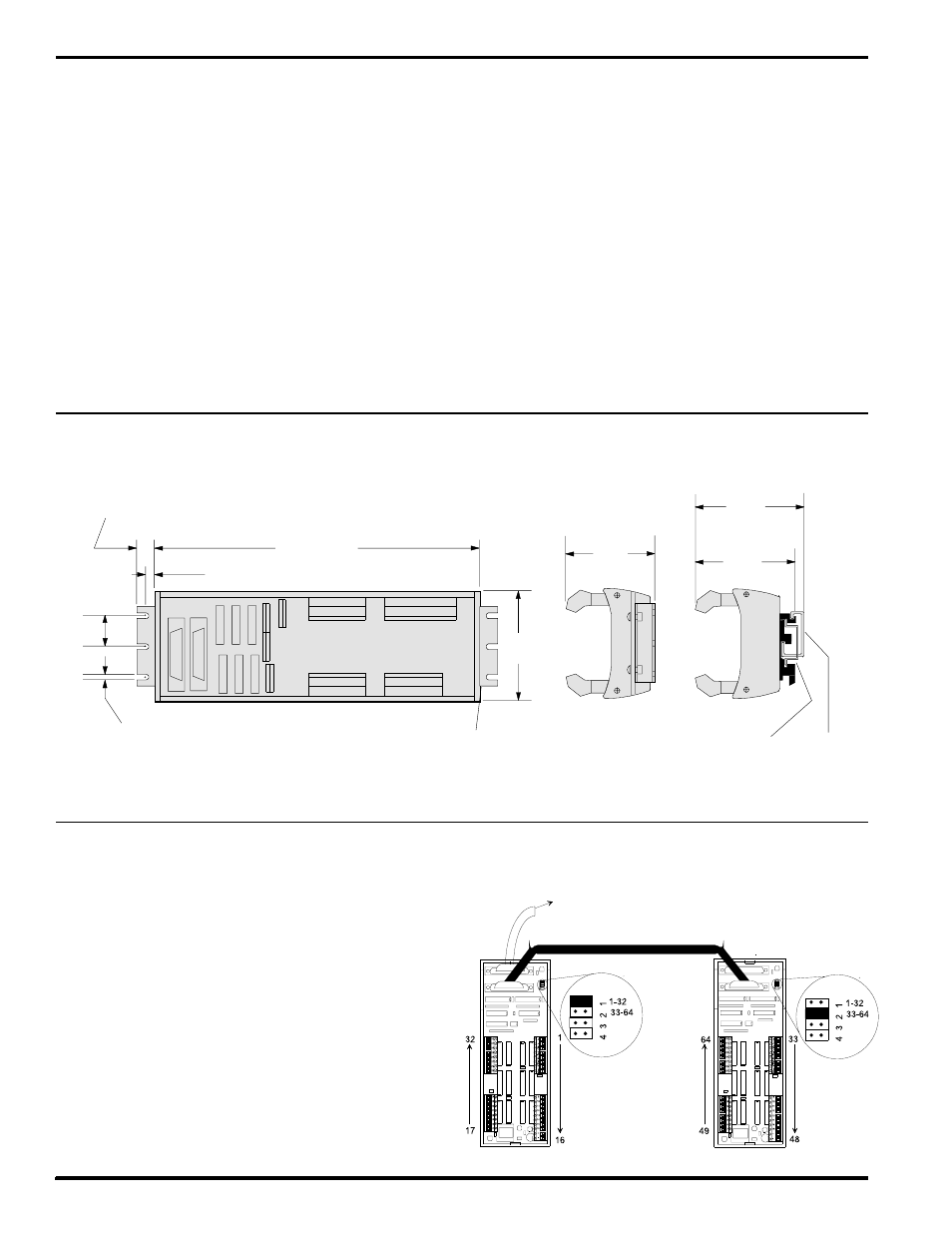 Ps-5x34 & 32 dc output rack, Ps-4100-12-x32-x dimensioned drawing, Output rack configuration | 10 wiring | Electro Cam 5000 Series User Manual | Page 22 / 80