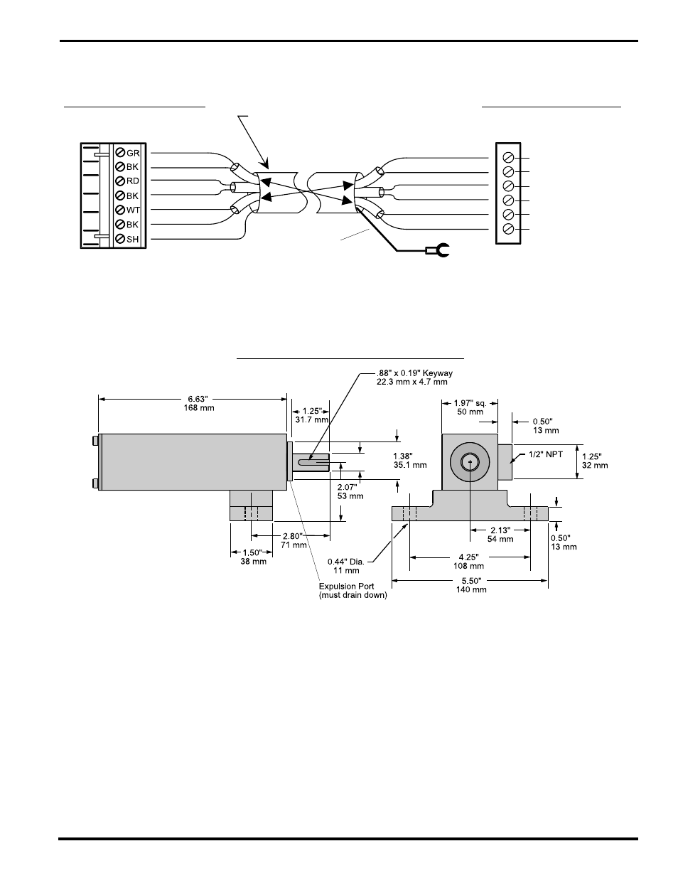 15 wiring, Resolver wiring and dimensions | Electro Cam 5000 Series User Manual | Page 27 / 80