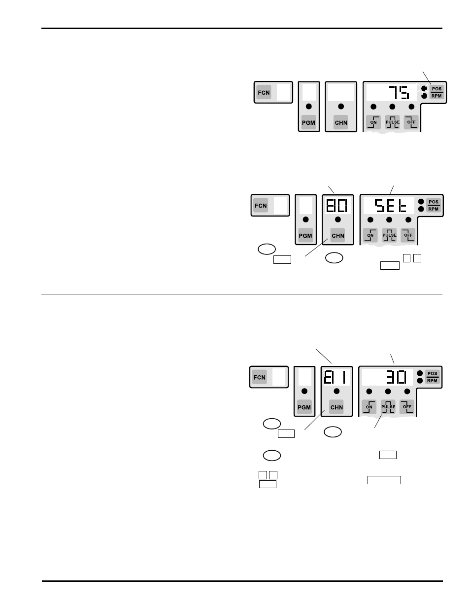 9 programming, optional features, Phase mark registration: option “-p” (continued), Chn 80 - auto-center registration | Chn 81 - display adjust registration center | Electro Cam 5000 Series User Manual | Page 50 / 80