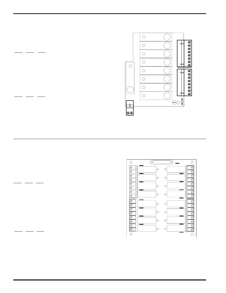 Example #1: i/o rack configuration, Example #2: i/o rack configuration | Electro Cam 5000 Series User Manual | Page 53 / 80